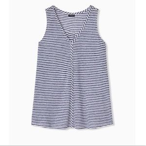 NWT Torrid Navy Striped Swing Top Size 3 (3X)